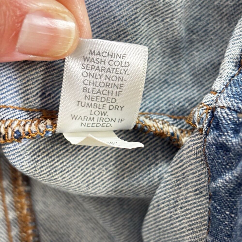 J.Jill Women's Denim Jacket Button Up Blue Jean Coat Size L Casual,Travel - Picture 8 of 8